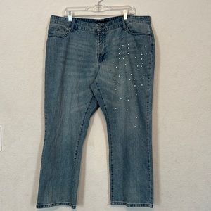 Who What Wear Embellished Jeans Size 18W